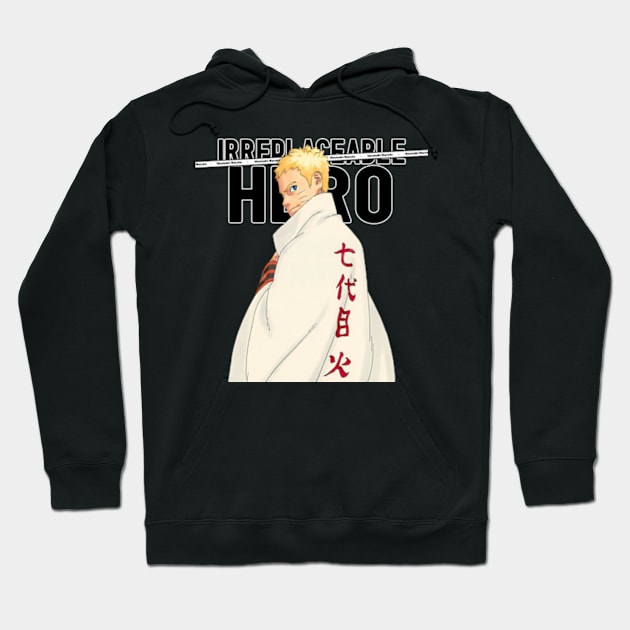 IRREPLACEABLE HERO - UZUMAKI NARUTO Hoodie by Skywiz